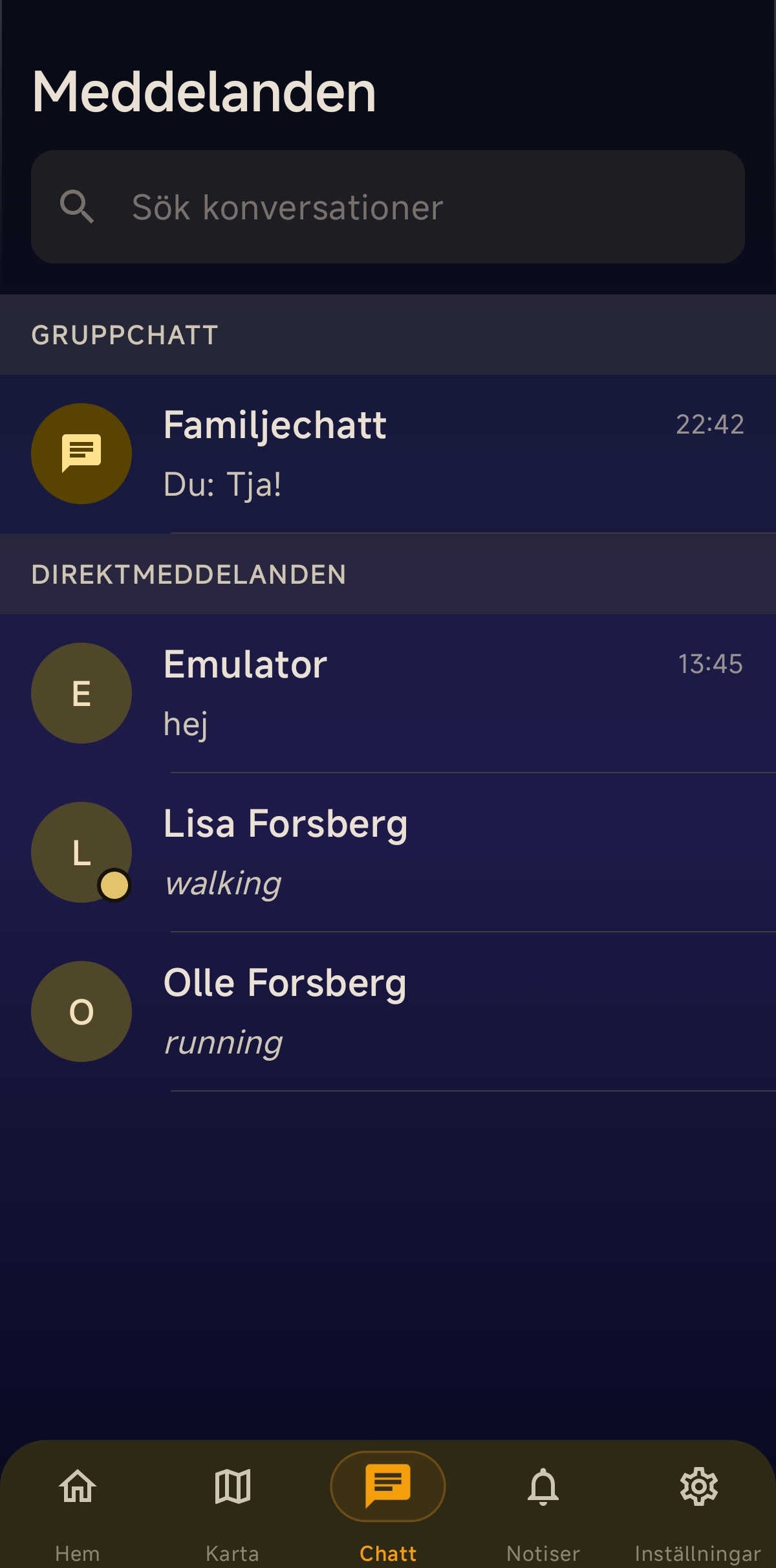 Familjechatt